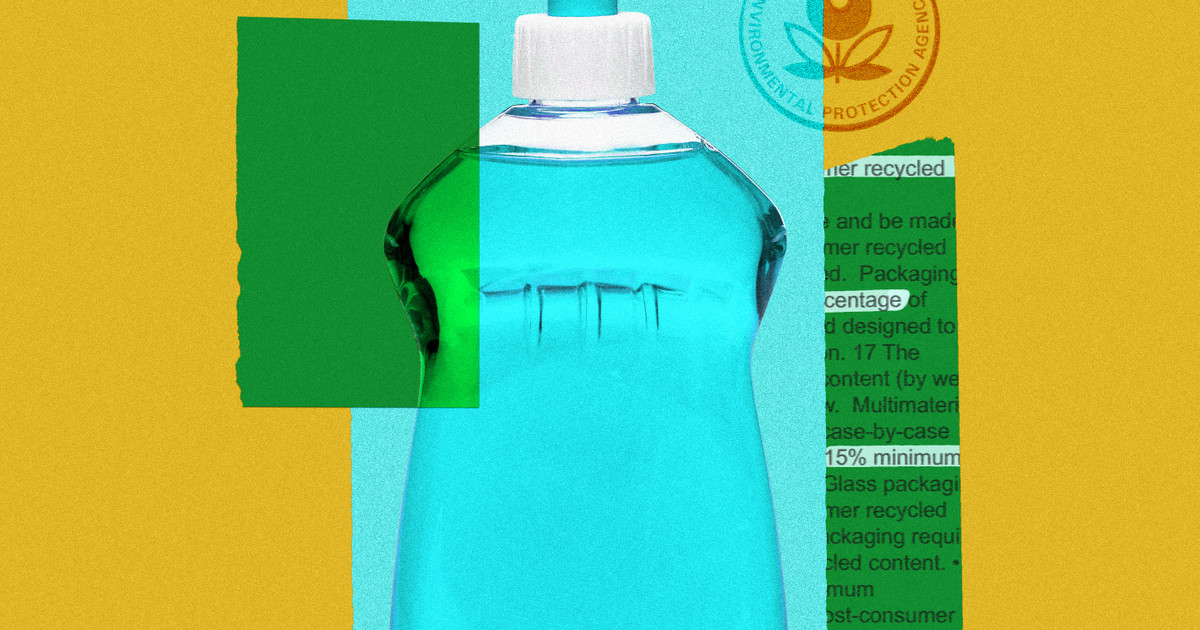 EPA Rejects Use of Mass Balance Accounting for “Safer Choice” Recycled Plastic — ProPublica
