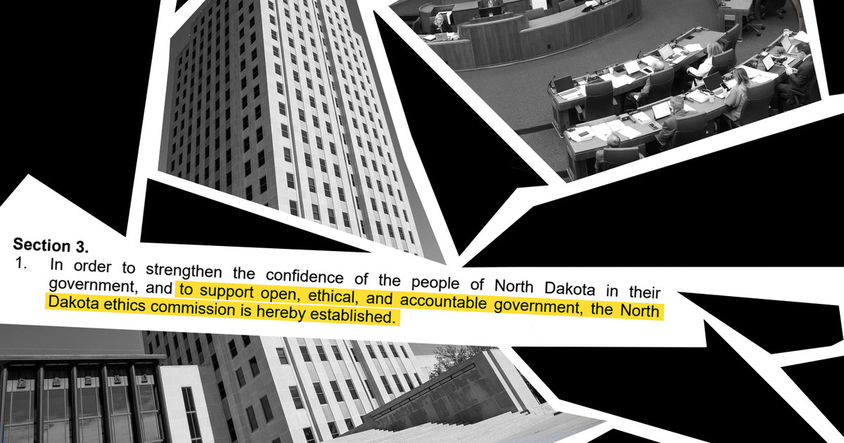 ND Ethics Commission Consistently Restricted by State Legislature — ProPublica