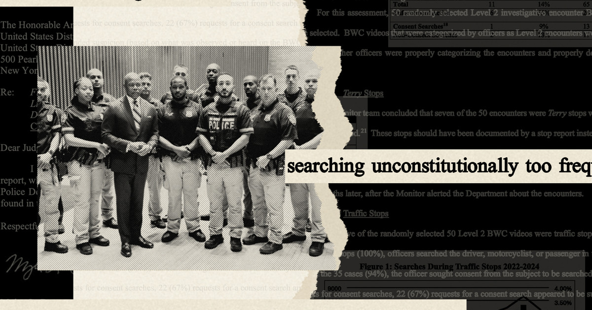 Federal Report Details NYPD Unit’s “Troubling,” “Unconstitutional” Conduct — ProPublica